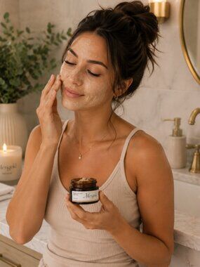 Papaya Camu Camu Powder Face Mask All Natural Organic Brightening Cleansing